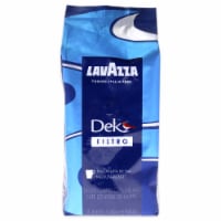 Dek Filtro Medium Roast Decaffeinated Coffee Beans by Lavazza for Unisex - 17.6 oz Coffee