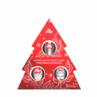 Illy® Christmas 2024 Ground Roasted Arabica Coffee Variety Package Tree Perspective: Main