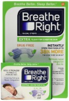 Breathe Right Extra Clear Nasal Strips Drug Free Sensitive (72 Extra Clear Strips
