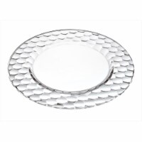Majestic Gifts E64689-US Honey 12.6 in. High Quality Glass Charger Plate- case of 2