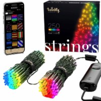 Twinkly Strings App-Controlled Smart LED Christmas Lights 250 Multicolor 65.6-ft