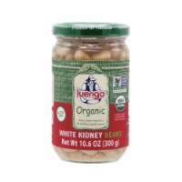 Organic White Kidney Beans Jar. Pack 6 x  300g (10.6 Oz.)
