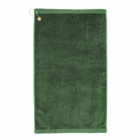 Premium Velour Golf Towel with Corner Hook &Grommet Placement-Hunter