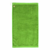 Premium Velour Golf Towel with Corner Hook &Grommet Placement-Lime