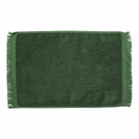 Premium Fringed Velour Spirit & Sport Towel 11 x18  Hunter