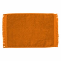 Premium Fringed Velour Spirit & Sport Towel 11 x18  Orange