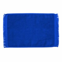 Premium Fringed Velour Spirit & Sport Towel 11 x18  Royal