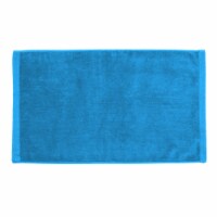 Premium Velour Hand Face Sports Towel 16 x26  Aqua