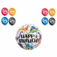 Jurassic World Theme Dinosaur Balloon Set; 8x pcs Latex Baloons