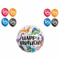 Jurassic World Theme Dinosaur Balloon Set; 8x pcs Latex Baloons
