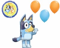 Bluey Theme Balloon Set, 39 Inch-3x latex balloons