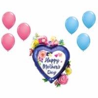 LOONBALLOON Mother's Day Theme Balloon Set, 34 Inch 6x Latex Balloons