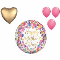 LOONBALLOON Mother's Day Theme Balloon Set, 16 Inch 3x Latex Balloons