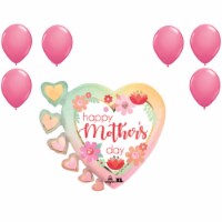 LOONBALLOON Mother's Day Theme Balloon Set, 24 Inch  6x Latex Balloons