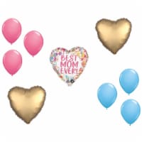 LOONBALLOON Mother's Day Theme Balloon Set, 6x Latex Balloons