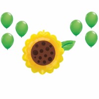 Birthday Flower Theme Balloon Set, 18inch 8x pcs latex