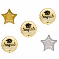 LOONBALLOON Graduation Grad Theme Balloon Set, 3x pcs