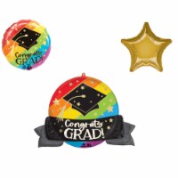 LOONBALLOON Graduation Grad Theme Balloon Set, 32 Inch
