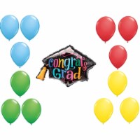 LOONBALLOON Graduation Grad Theme Balloon Set, 31 Inch12x Latex balloons
