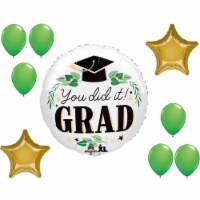 LOONBALLOON Graduation Grad Theme Balloon Set, 6x Latex balloons