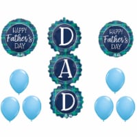 LOONBALLON Father's Day Theme Balloon Set, 38 Inch 6x Latex Balloons