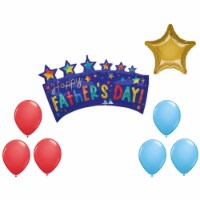 LOONBALLON Father's Day Theme Balloon Set, 34 Inch 6x Latex Balloons