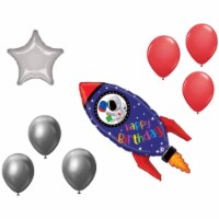LOONBALLOON Space, Alien, Rocket Theme Balloon Set, 40 Inch Birthday