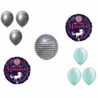 LOONBALLOON DiscoTheme Balloon Set, 2x Birthday