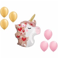 LOONBALLOON Unicorn Theme Balloon Set, 21 Inch
