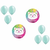 LOONBALLOON Unicorn Theme Balloon Set, 2x Birthday