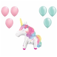 LOONBALLOON Unicorn Theme Balloon Set, 25 Inch