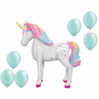 LOONBALLOON Unicorn Theme Balloon Set, 43 Inch