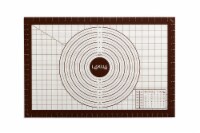 Lekue Non-Stick Silicone Pastry Mat with Measurement Markings, 24 x 16 Inches, Black