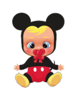 Cry Babies Tiny Cuddles Disney Mickey Doll Perspective: Main
