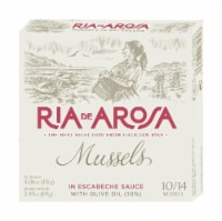 Ortiz Ria de Arosa Fried Mussels in Escabeche Sauce with Olive Oil Perspective: Main