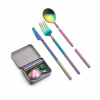 Outlery Rainbow | Reusable Stainless Steel Travel Cutlery Set & Case