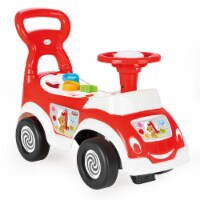 Pilsan 07 826 First Push Car w/ Shapes for Toddlers Ages 1 & Up, Red & Yellow