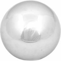 Esschert Design Stainless Steel Gazing Ball Garden Decoration, Silver, 4 Diameter