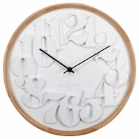 Shunkan Japanese Design Wall Clock, Designed by Ampersand Factory, Concrete and Wood
