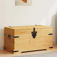 vidaXL Storage Chest Mexican Pine Corona Range 35.8 x19.5 x18.5