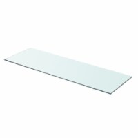 vidaXL Shelf Panel Glass Clear 31.5 x9.8