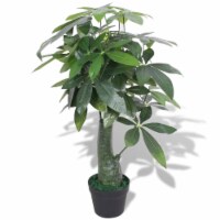 vidaXL Artificial Fortune Tree Plant with Pot 33.5 Green
