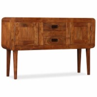 vidaXL Sideboard Solid Wood with Honey Finish 47.2 x11.8 x29.5, 1 set 47.2"x11.8‘x29.5"