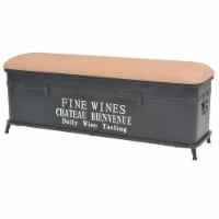 vidaXL Storage Bench with Cushion 40.6 x11.8 x15.7