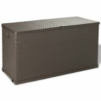 Vidaxl Garden Storage Box Brown 47.2 X22 X24.8