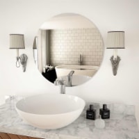vidaXL Wall Mirror 23.6 Round Glass