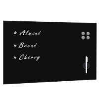 vidaXL Wall Mounted Magnetic Blackboard Glass 39.4 x23.6