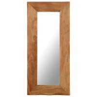 vidaXL Cosmetic Mirror 19.7 x43.3 Solid Acacia Wood