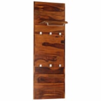 vidaXL Coat Rack Solid Sheesham Wood 46.5 x15.7