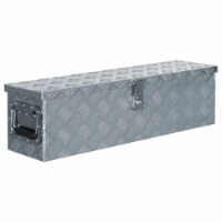 vidaXL Aluminum Box 31.7 x8.7 x8.7 Silver